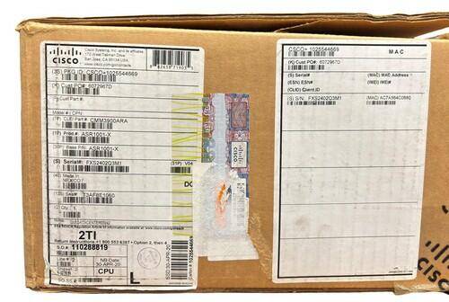 NEW - Open Box - Cisco ASR1001-X V04 Gigabit Aggregation Services Router