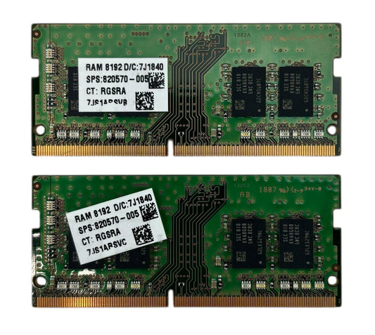 Lot of 2 - Samsung M471A1K43CB1-CRC 8GB 1Rx8 PC4-2400T DDR4 SODIMM Laptop RAM