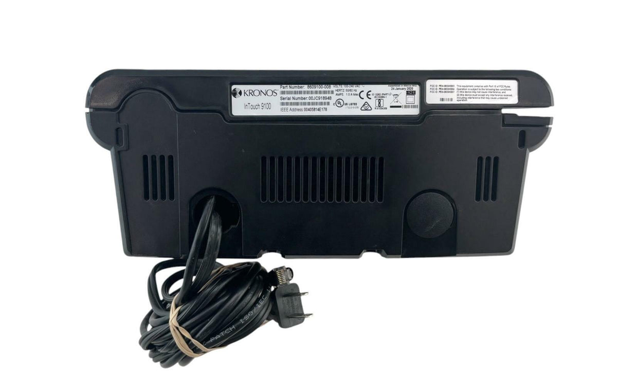 Kronos Intouch 9100 Standard Smart Card Time Clock 8609100-007