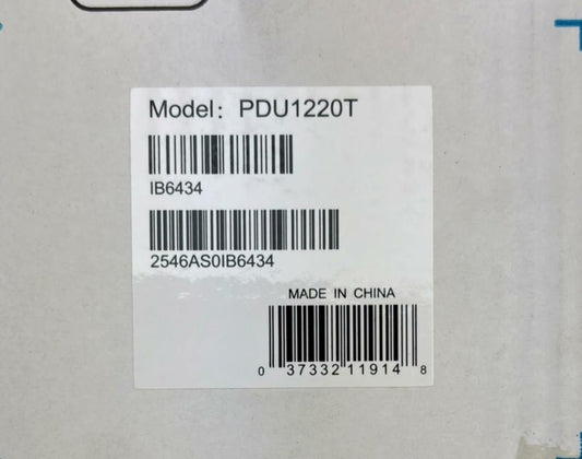 NEW - Tripp Lite PDU1220T 13-Outlet 20A 120V 1U Power Distribution Unit PDU