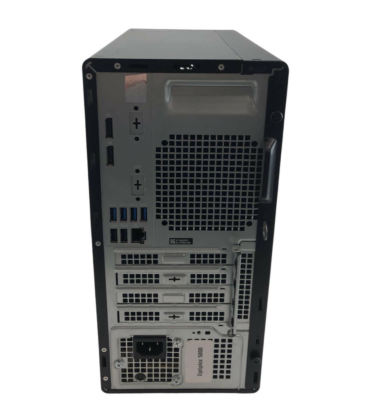Dell OptiPlex 5000 MT 3.00GHz 6-Core i5-12500 256GB SSD 16GB RAM Windows 11 Pro