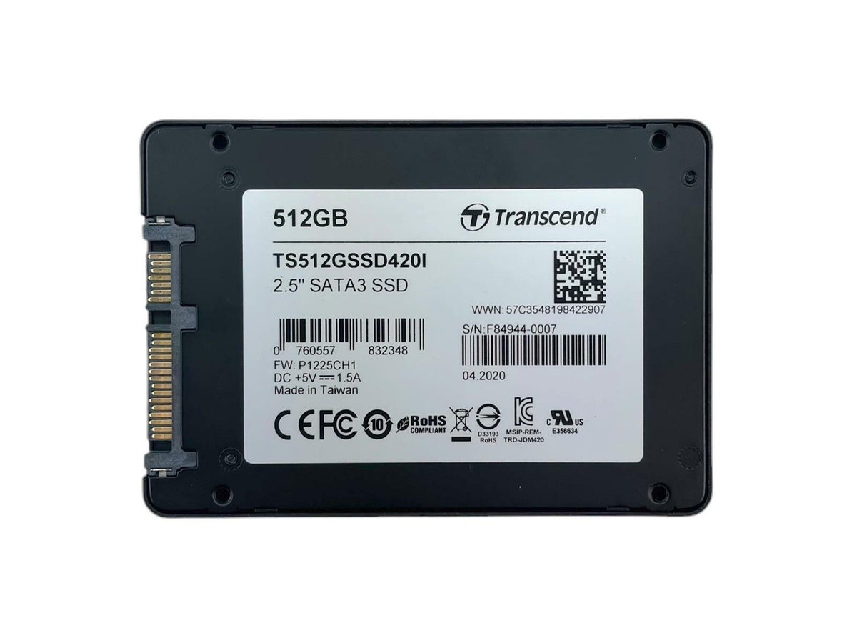 Transcend SSD420 512GB SATA3 2.5" TS512GSSD420I Solid State Drive (SSD)