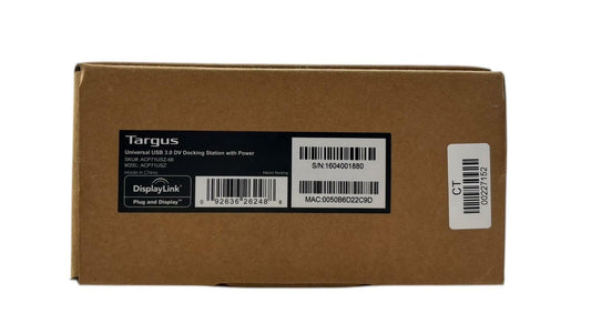 NEW - Open Box - Targus ACP71USZ Universal USB 3.0 DV Docking Station w/ Power
