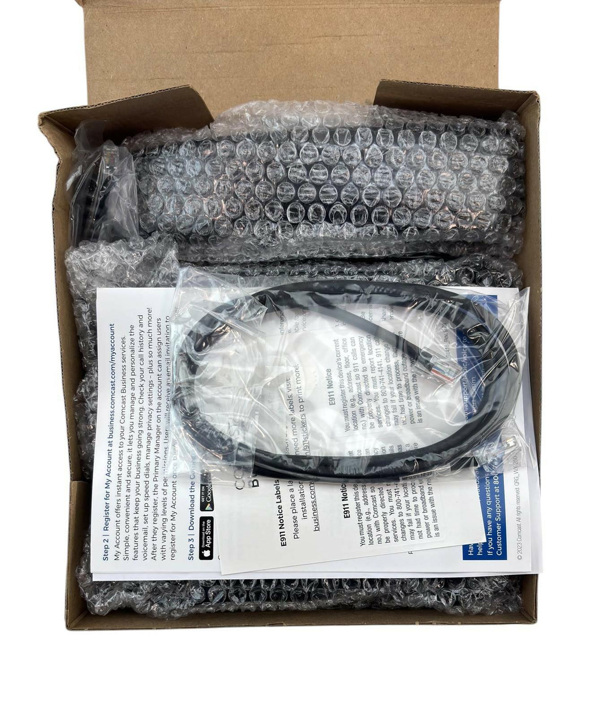 NEW - Open Box - Polycom VVX350 6-Line Business IP PoE Deskphone 2200-48830-001M