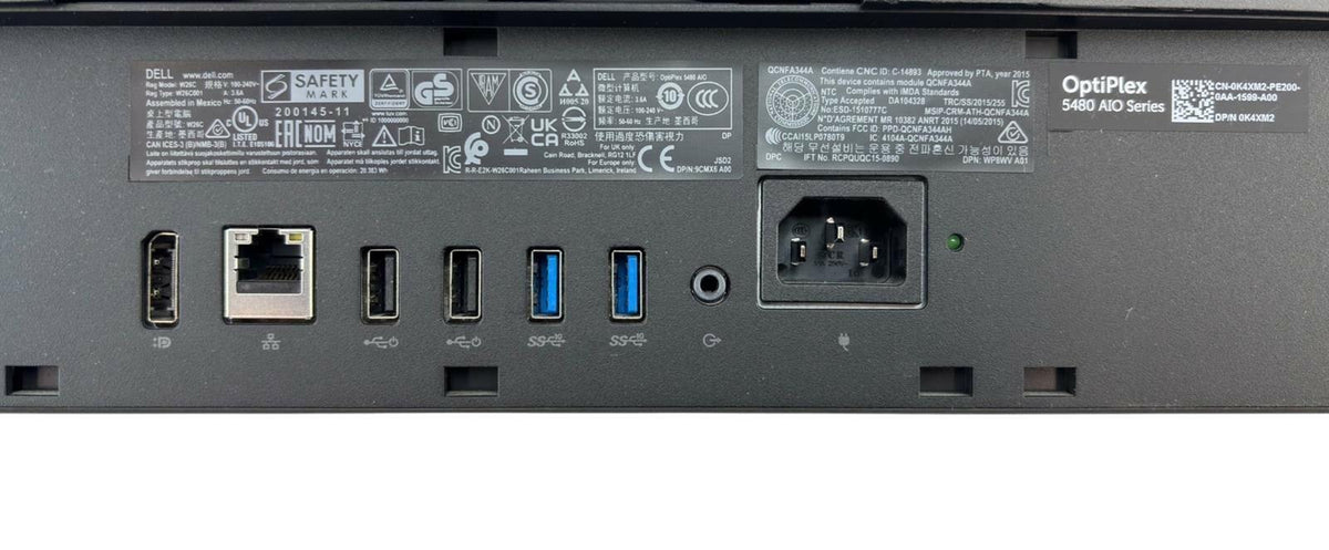 Dell OptiPlex 5480 23.8" AIO 8-Core i7-10700T 2GHz 512GB SSD 16GB RAM Win11 Pro