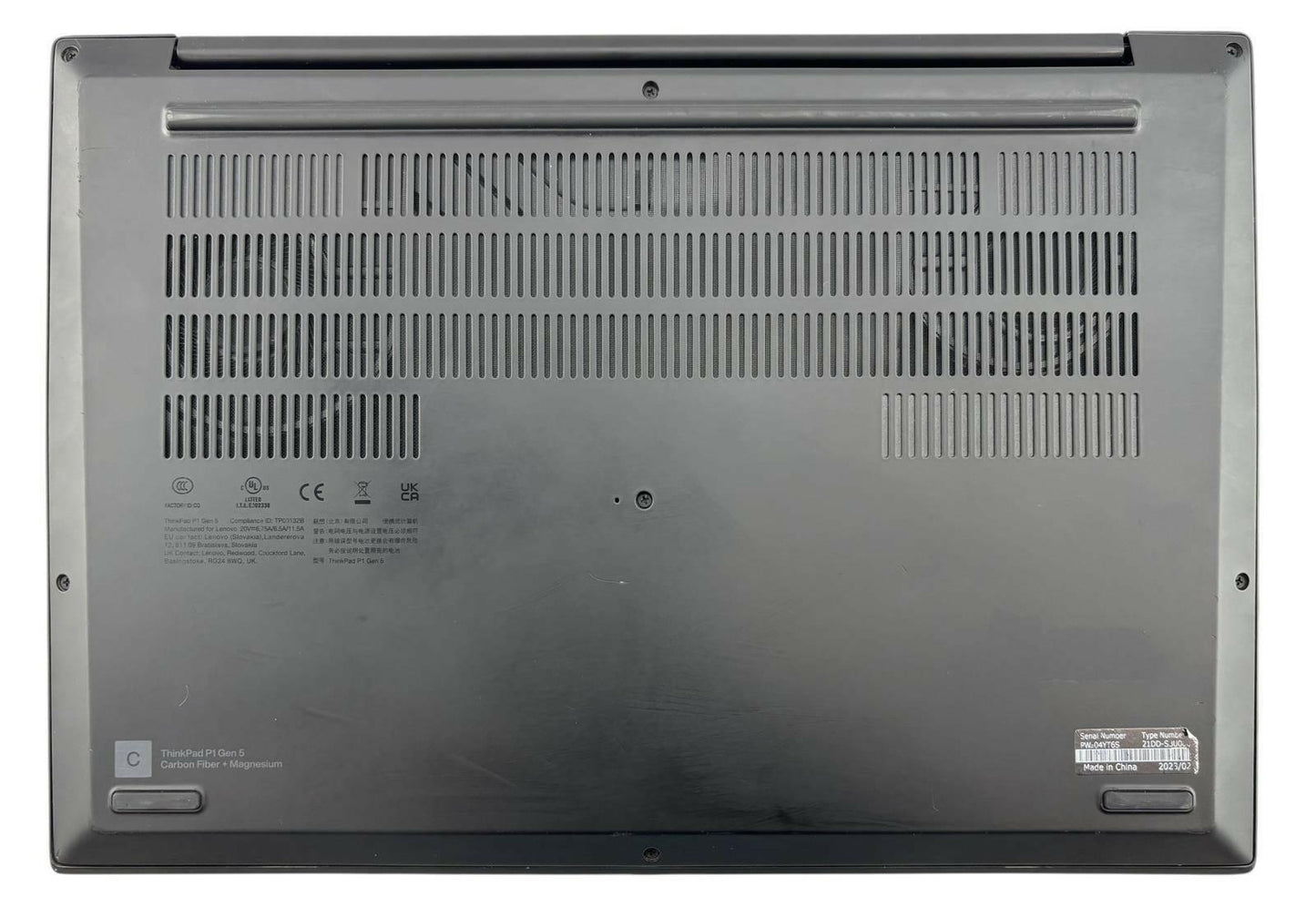 Lenovo ThinkPad P1 Gen 5 14-Core i9-12900H RTX A5500 - No HDD / No RAM / No OS
