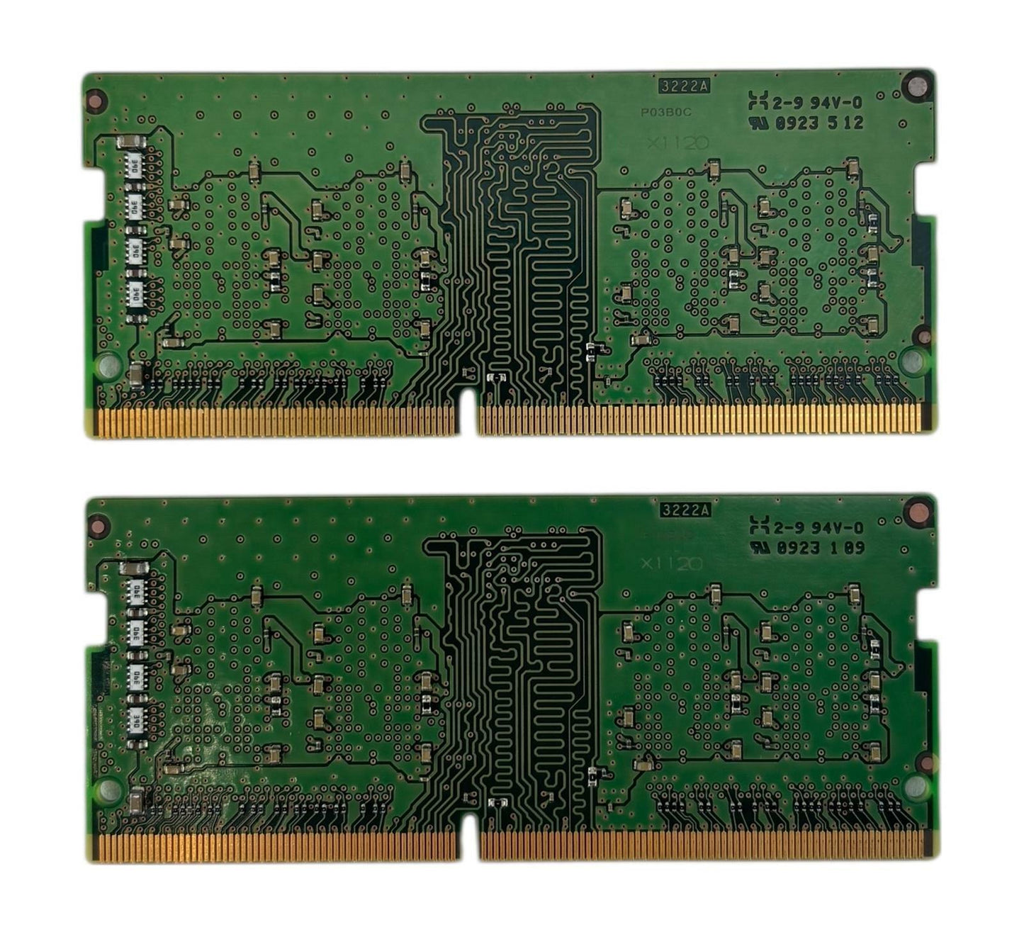Lot of 2 - Micron MTA4ATF1G64HZ-3G2F1 8GB 1Rx16 PC4-3200AA DDR4 SODIMM RAM