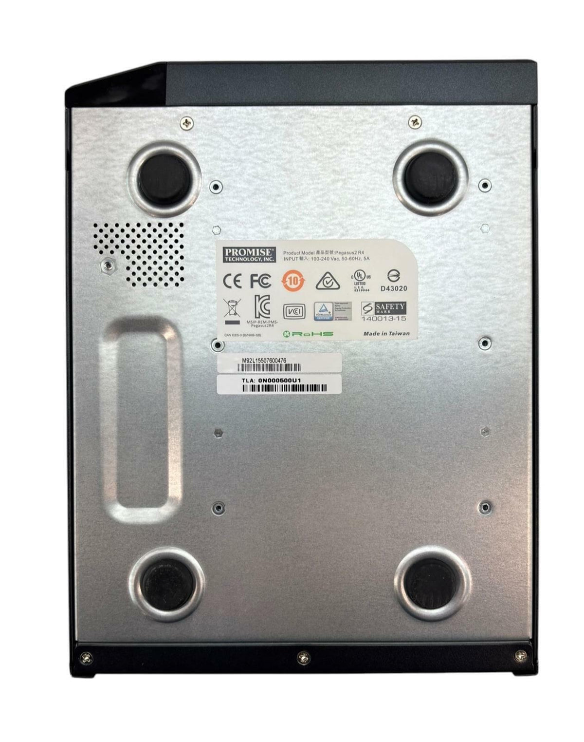 Promise Technology Pegasus2 R4 4-Bay Thunderbolt 2 RAID Storage Array - No Drive