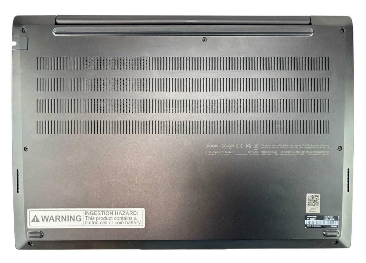 Lenovo ThinkPad E16 Gen 2 6-Core AMD Ryzen 5 7535U 2.90GHz 256GB SSD 16GB RAM