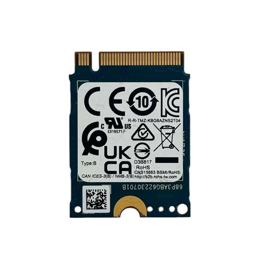 Kioxia KBG60ZNS256G BG6 256GB M.2 2230 NVMe PCIe Gen4x4 Solid State Drive SSD