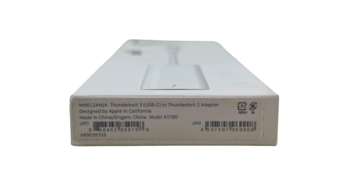 NEW - OEM Apple A1790 MMEL2AM/A Thunderbolt 3 (USB-C) to Thunderbolt 2 Adapter