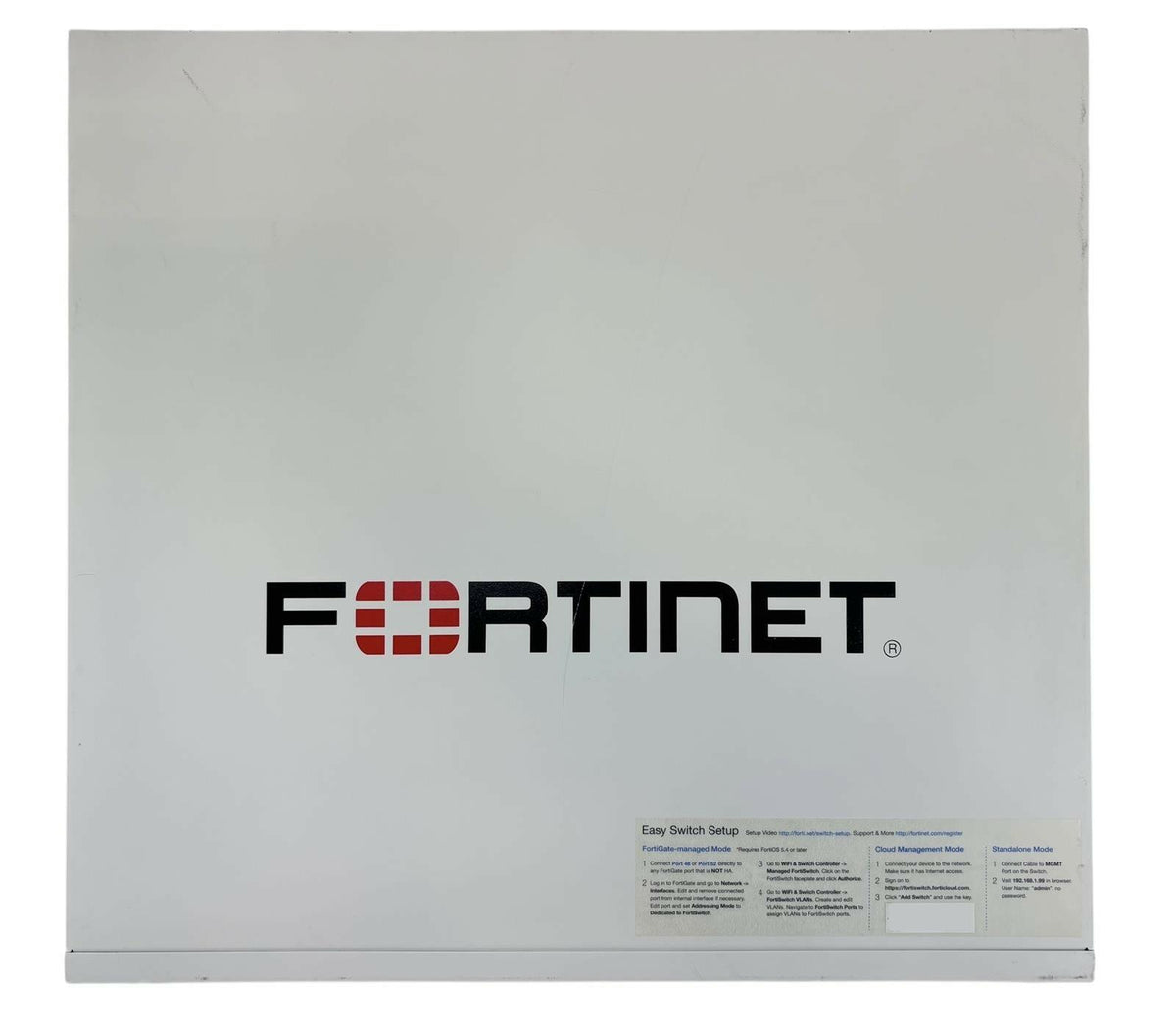 Fortinet FortiSwitch FS-448E-FPOE 48-Port Managed PoE+ Gigabit Network Switch