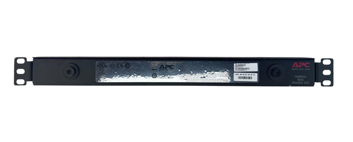 APC NBRK0200 Netbotz Rack Monitor 200 100-240VAC 50/60Hz