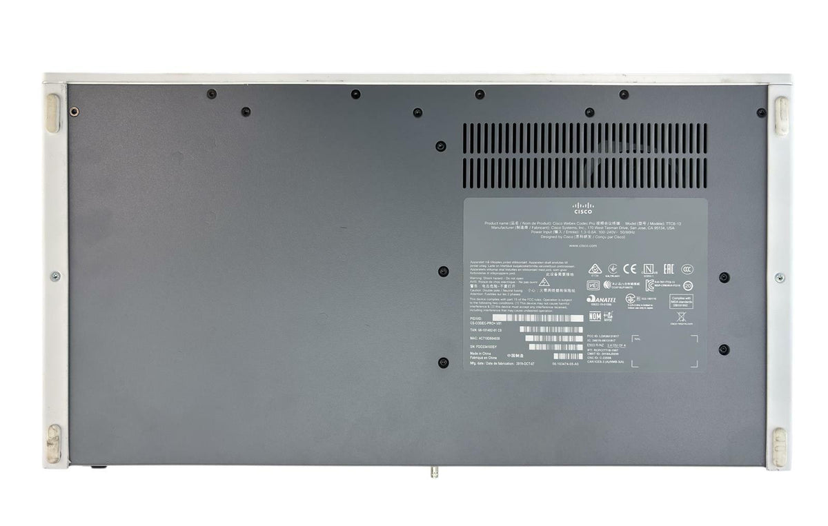 Cisco TTC6-13 CS-CODEC-PRO+ V01 Webex Video Conferencing Codec Pro