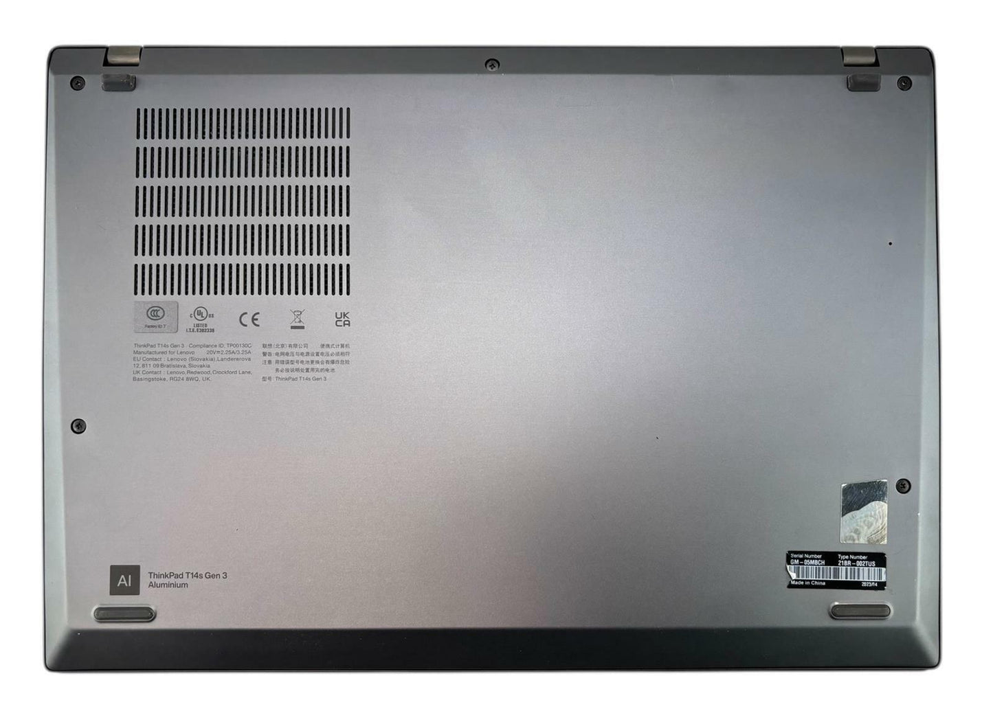 Lenovo ThinkPad T14s Gen 3 12-Core i7-1270P 4.80GHz 512GB SSD 16GB RAM Win11Pro