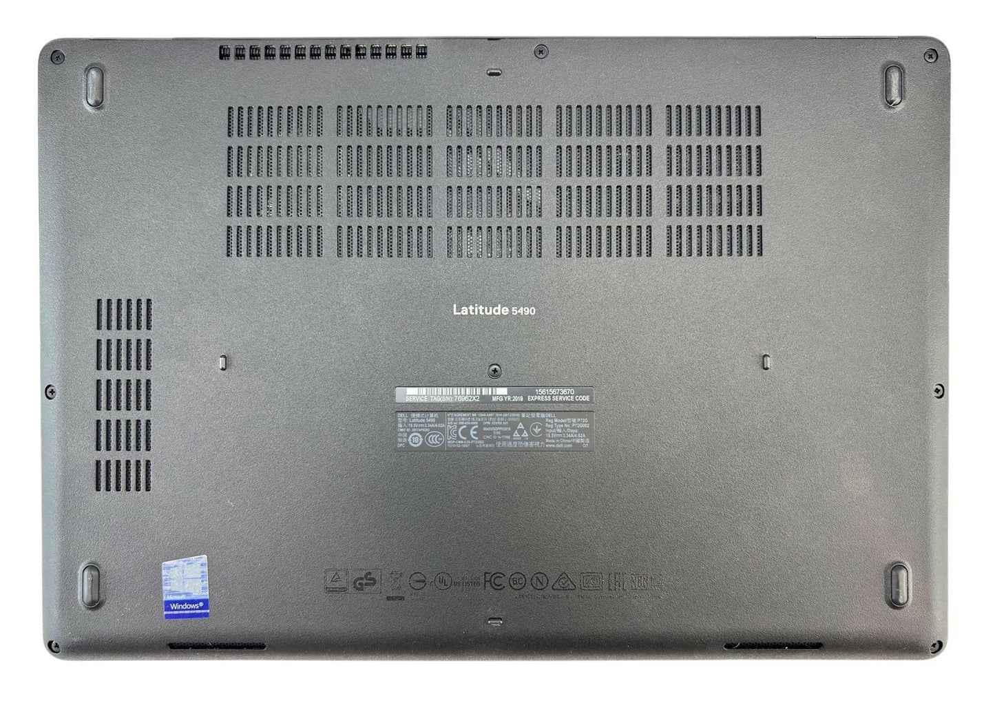Dell Latitude 5490 Quad Core i7-8650U 1.90GHz 256GB SSD 16GB RAM Windows 11 Pro
