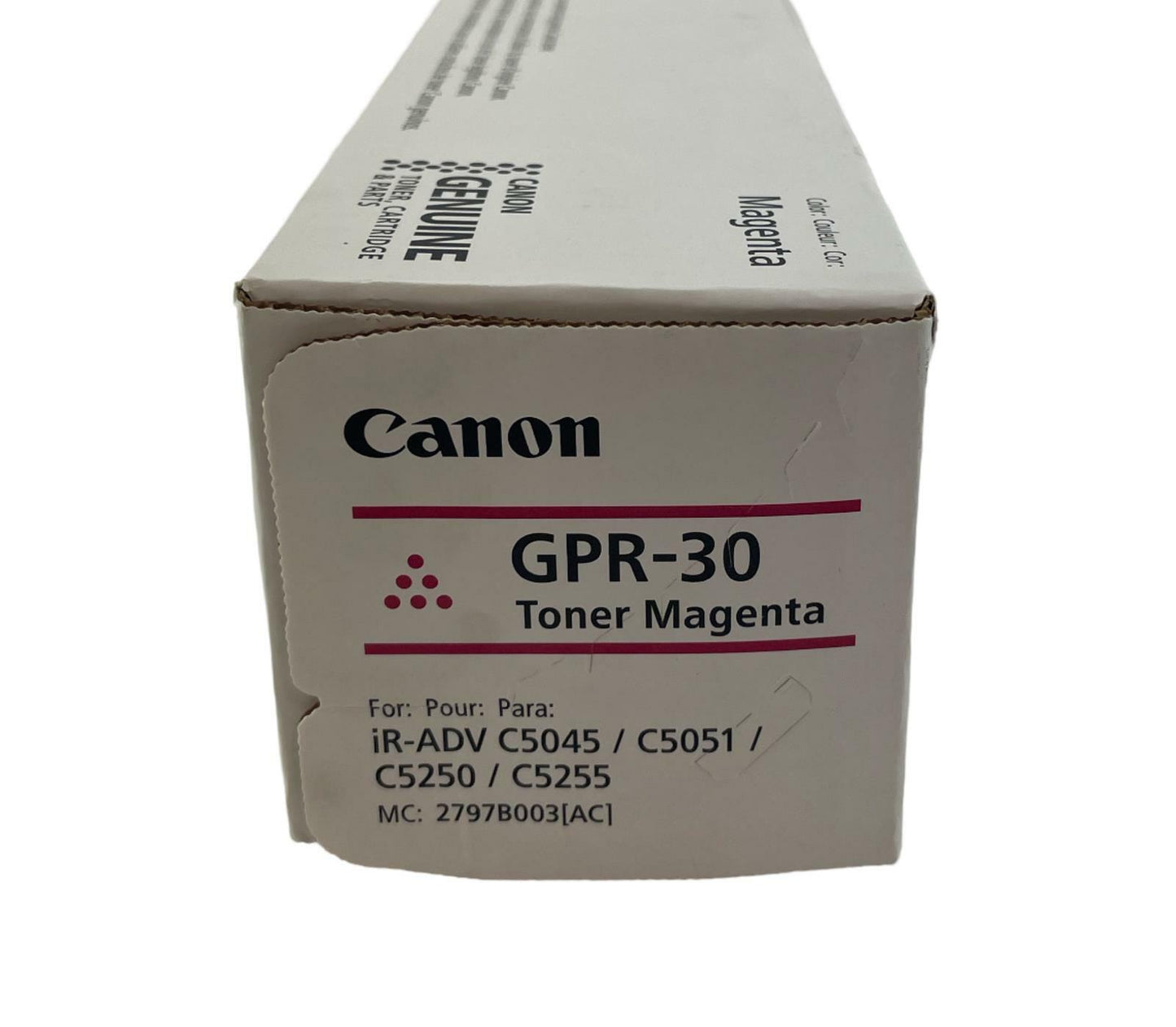 NEW - OEM - Canon GPR-30 imageRunner Advance Magenta Toner Cartridge