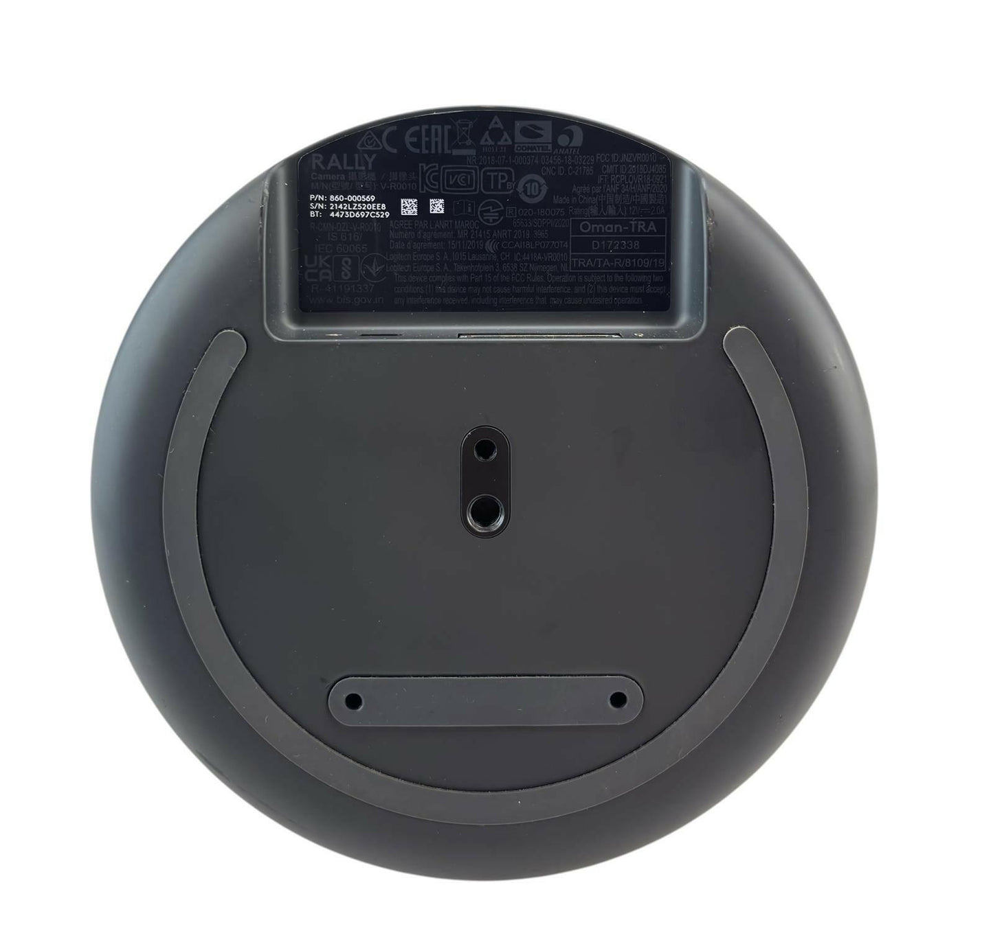 Logitech Rally V-R0010 4K Video Conferencing Camera P/N: 860-000569