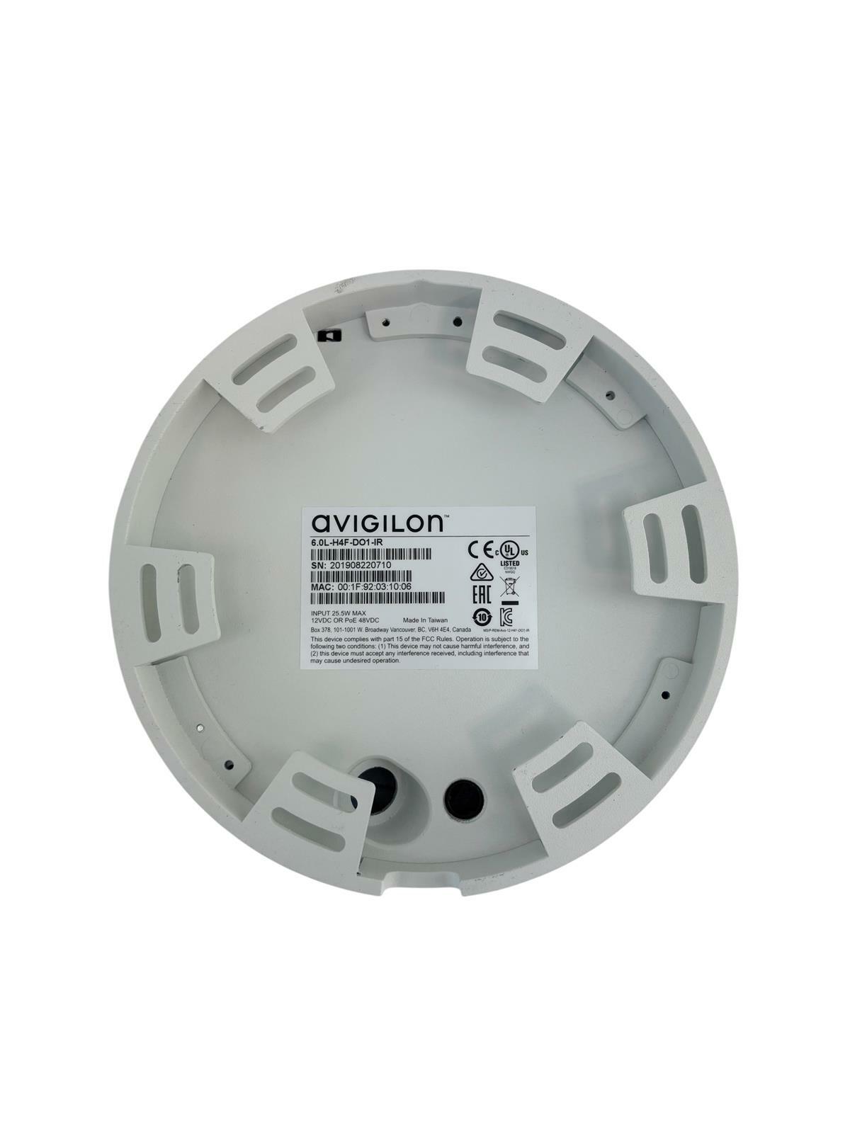Avigilon 6.0L-H4F-DO1-IR / 360 Degree 6MP Fisheye IP Camera