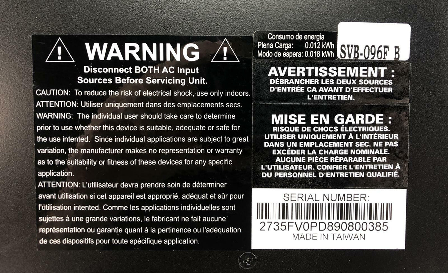 Tripp-Lite PDUMH15ATNET Metered Rack-Mount PDU 12A 120V Power Distribution Unit
