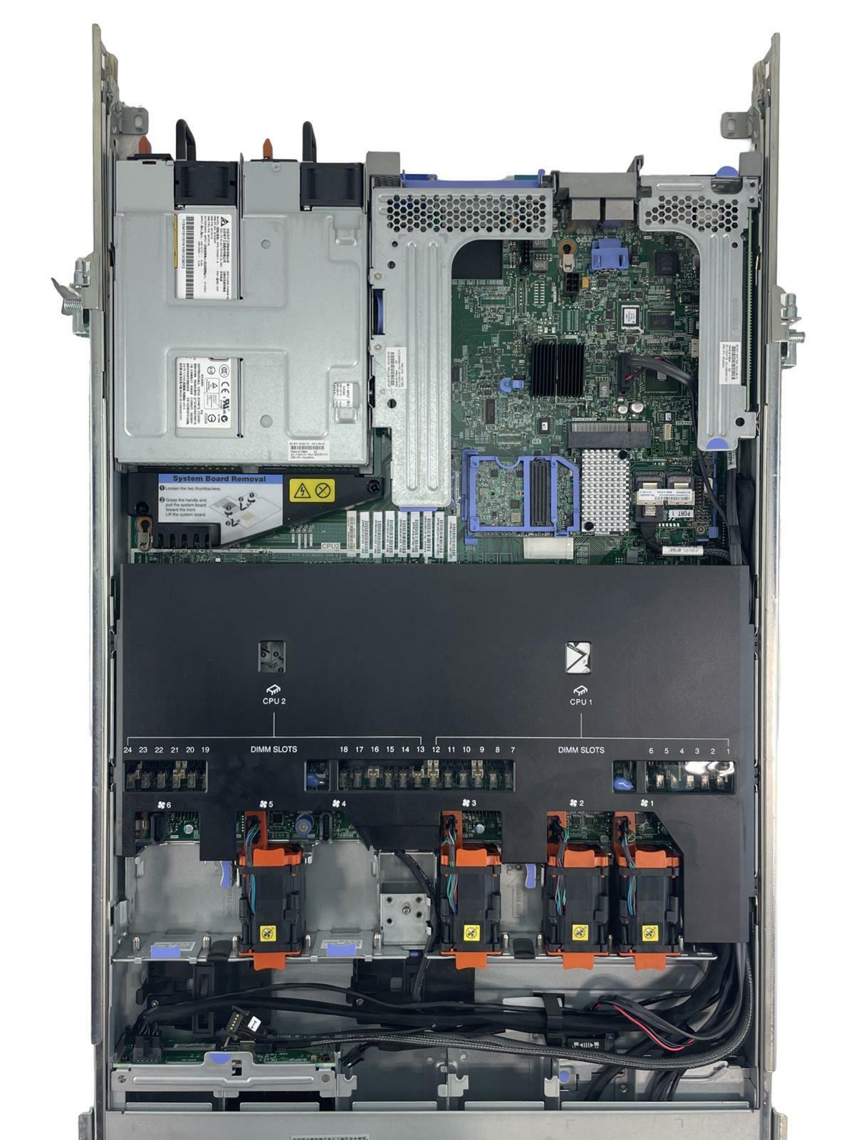 IBM x3550 M4 1x 3.50GHz Quad Core Xeon E5-2637v2 32GB RAM 8-Bay No HDDs - READ