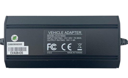 External Vehicle Adapter EVA19040 Circular 2-Pin to 12V Car Socket