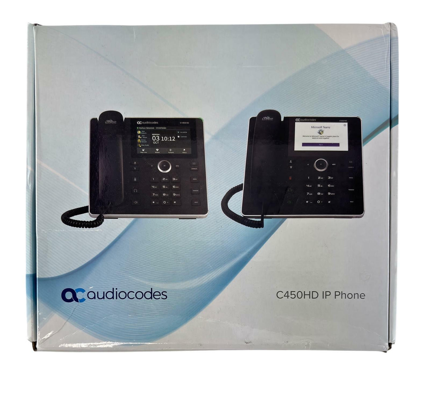 Open Box - AudioCodes C450HD Color Touchscreen IP Business Desk Phone