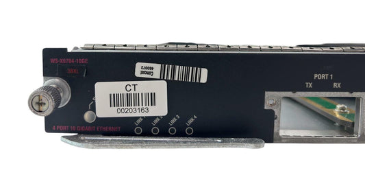 Cisco Catalyst WS-X6704-10GE-3BXL 4-Port 10 Gigabit Ethernet Module