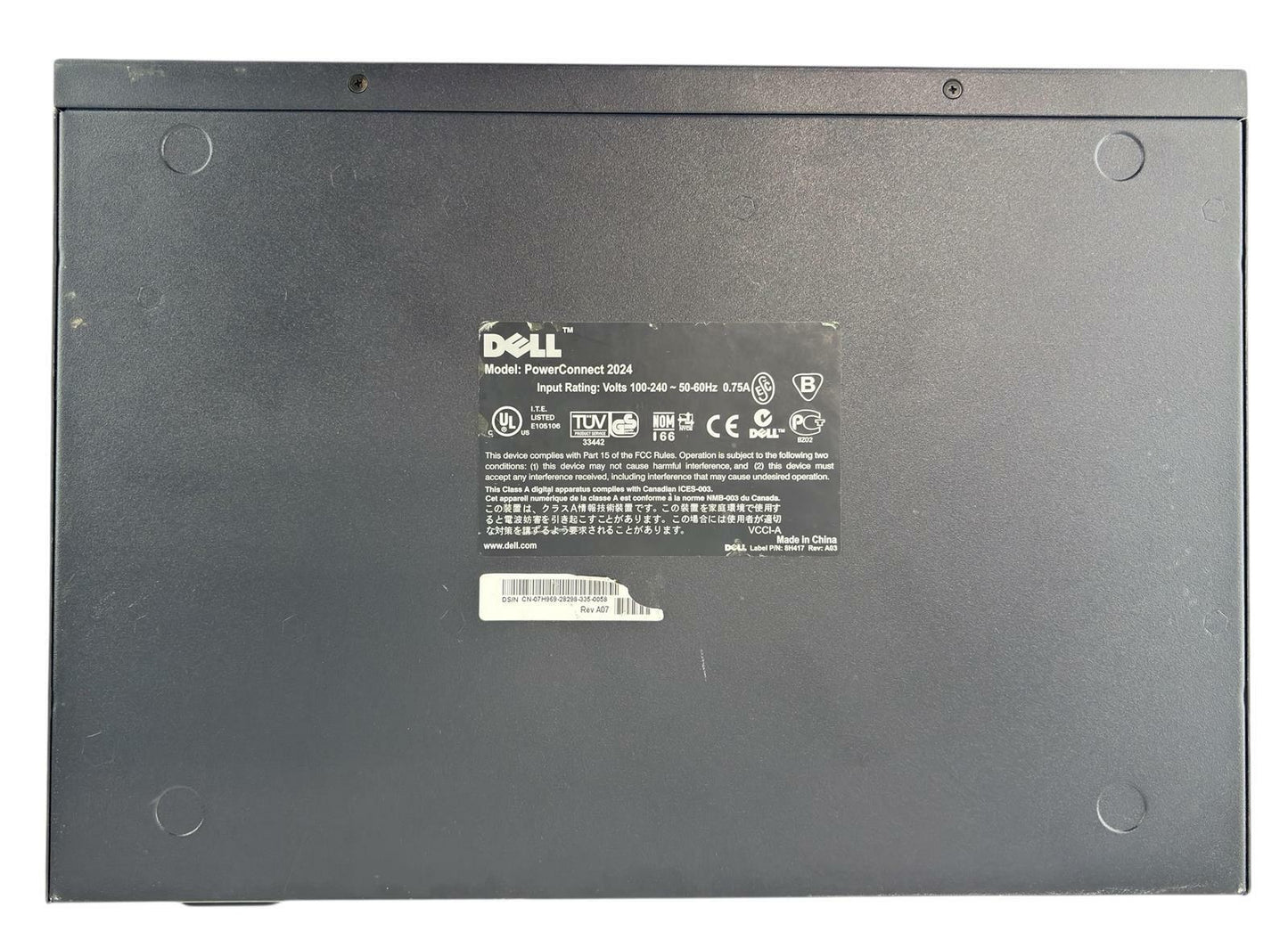 Dell PowerConnect 2024 8H417 24-Port Unmanaged Ethernet Network Switch