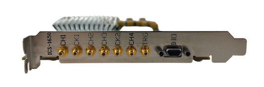 GE ICS-1650/001 PCIe x4 High-Speed 4-Channel ADC w/ Programmable Virtex-5 FPGA