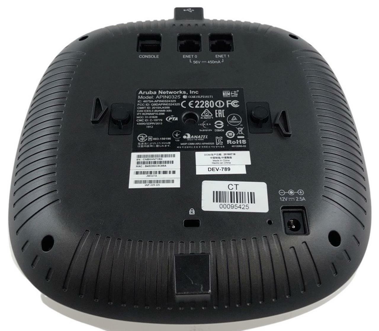 Aruba Networks APIN0325 AP-325 Wireless Access Point WAP