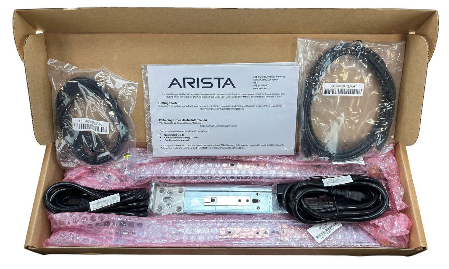 Open Box - Arista DCS-7020TR-48-R Network Switch + Rail Accessory Kit 00985-03