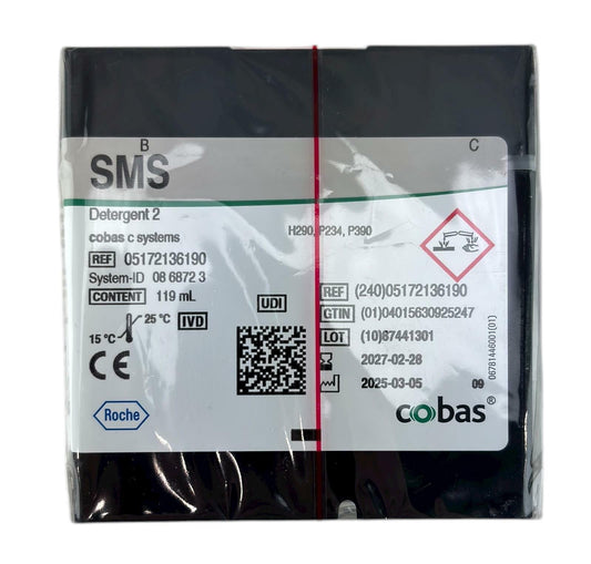 Roche 05172136190 Detergent 2 for Cobas C Systems 119mL Exp. 2027