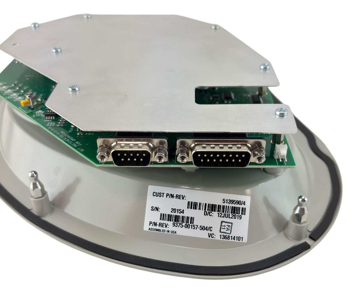 GE 5139590/4 Lightspeed Scanner Keypad Panel Control Module 9375-00157-504/C