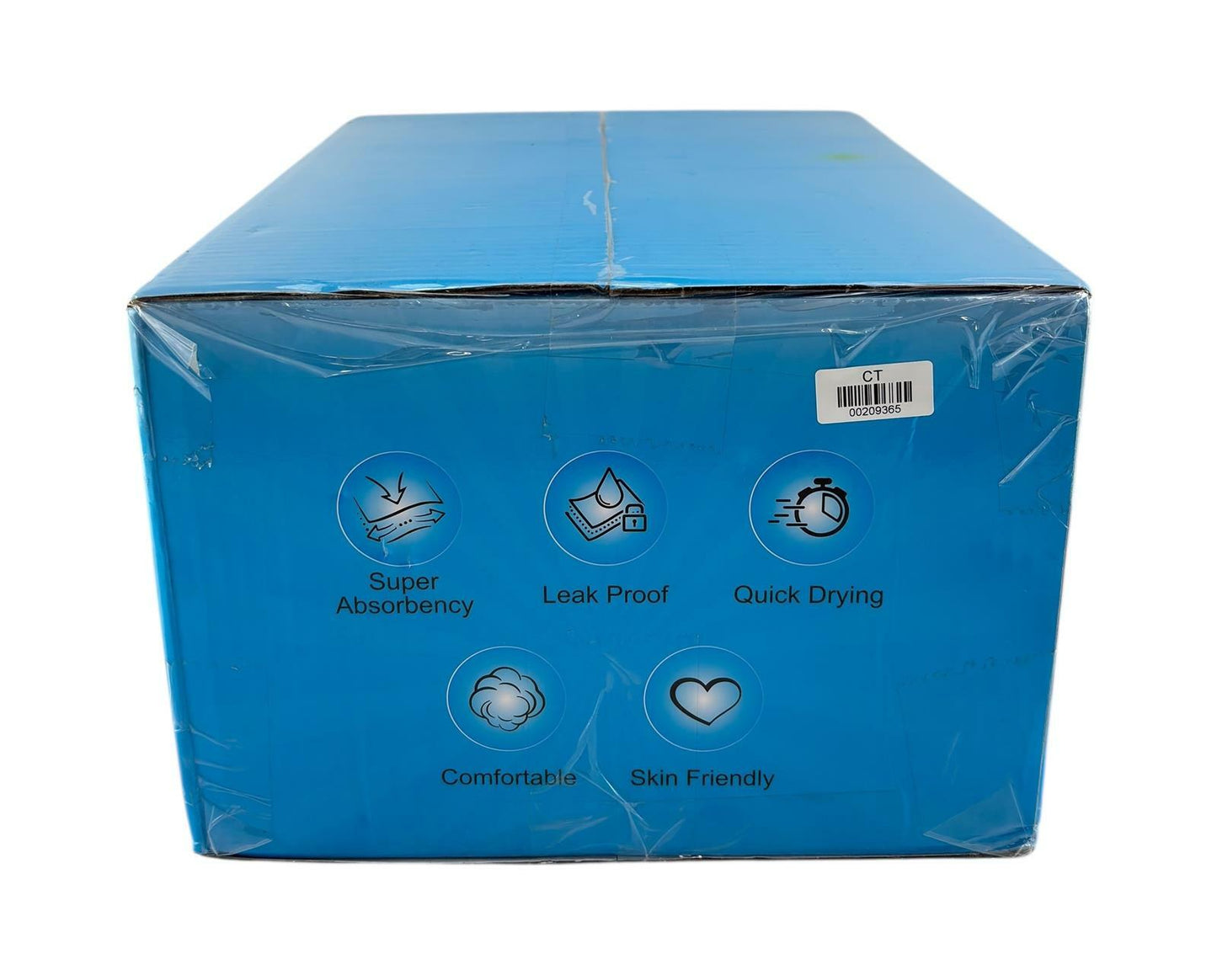 Wowflash 100 Count 22" x 22" Super Absorbency Quick Drying Disposable Underpads