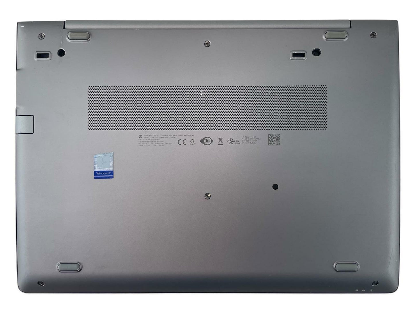 HP ZBook 14U G6 Quad i7-8665U 1.90GHz 512GB SSD 16GB RAM Win11 - FAIR Battery