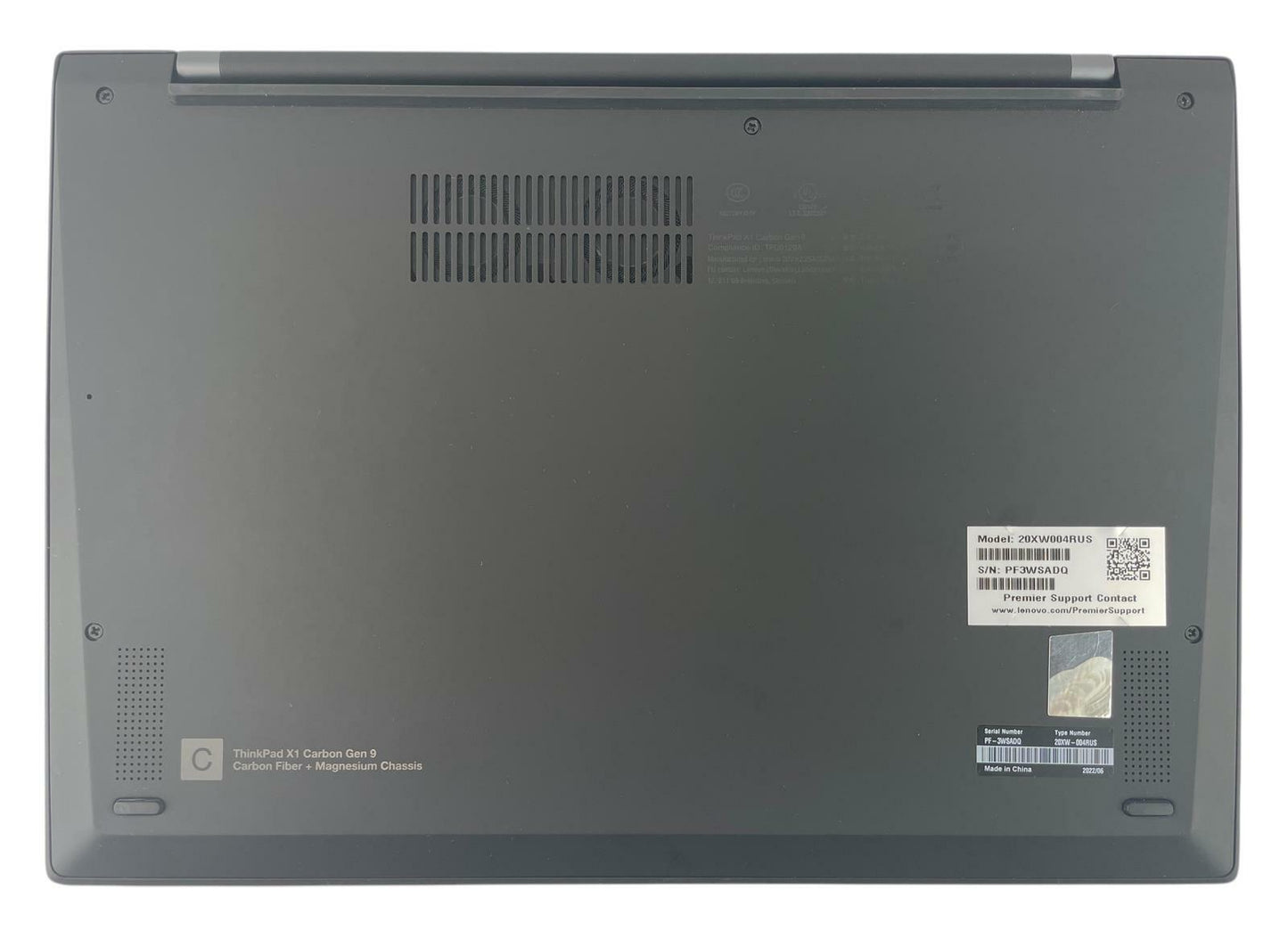 Lenovo ThinkPad X1 Carbon 9th Gen Quad Core i7-1185G7 3.00GHz 512GB SSD 16GB RAM