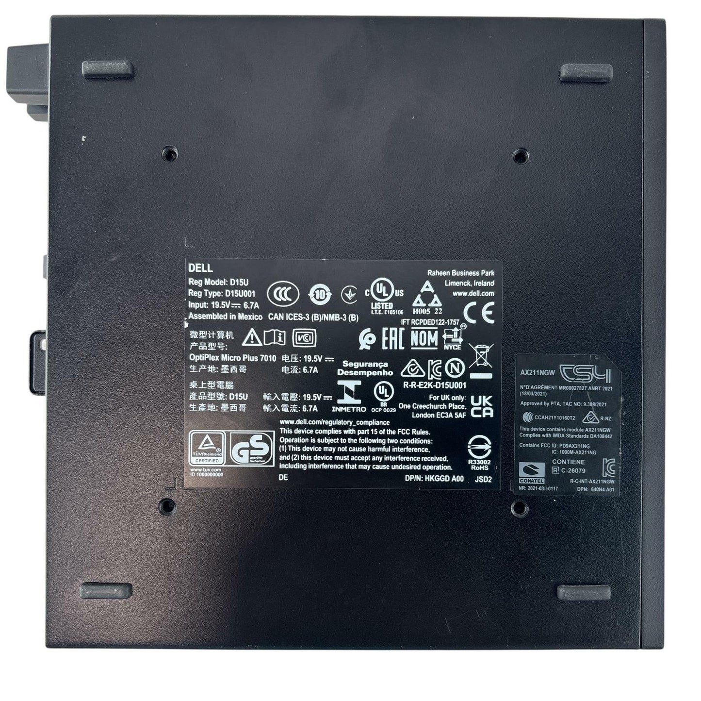 Dell OptiPlex Micro Plus 7010 14-Core i5-13600T 4.80GHz 256GB SSD 32GB RAM Win11