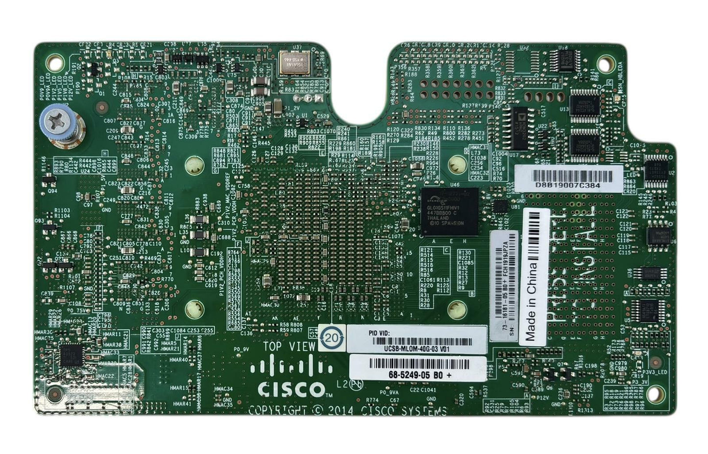 Cisco UCSB-ML0M-40G-03 V01 Virtual Interface Network Adapter 68-5249-05 B0