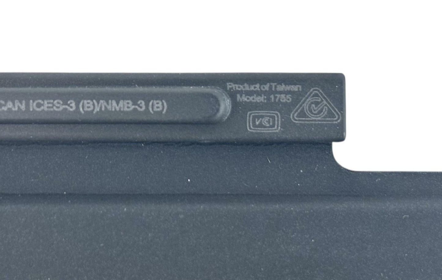 Microsoft Surface Pro 1755 Type Cover w/ Fingerprint ID Reader - Black