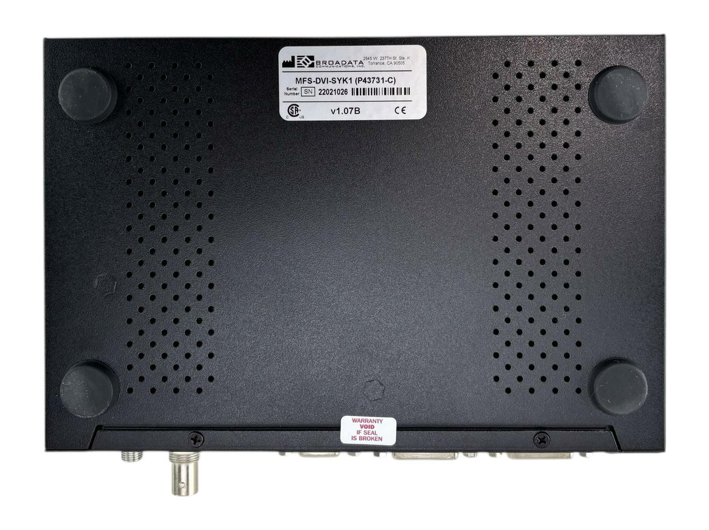 Broadata MFS-DVI-SYK1 P43731-C Multi-Format Digital Video Scaler