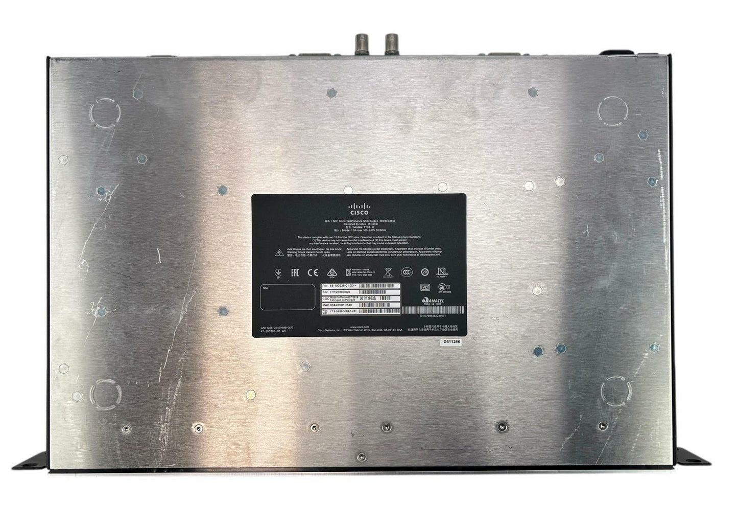 Cisco TTC6-12 Telepresence SX80 System Codec Video Conference System