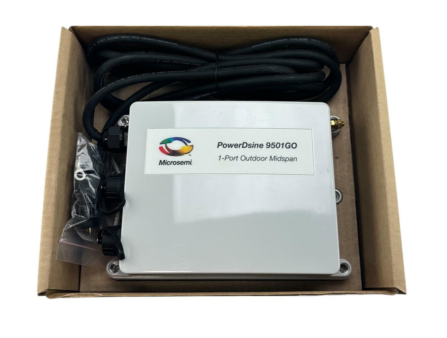 NEW - Lot of 5 - PowerDsine 9501GO 1-Port 802.3at Gigabit PoE Outdoor Midspan