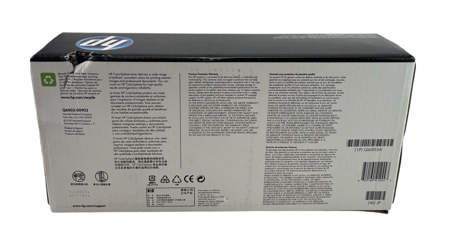 NEW - Genuine HP LaserJet Q6003A 124A Magenta Toner Cartridge