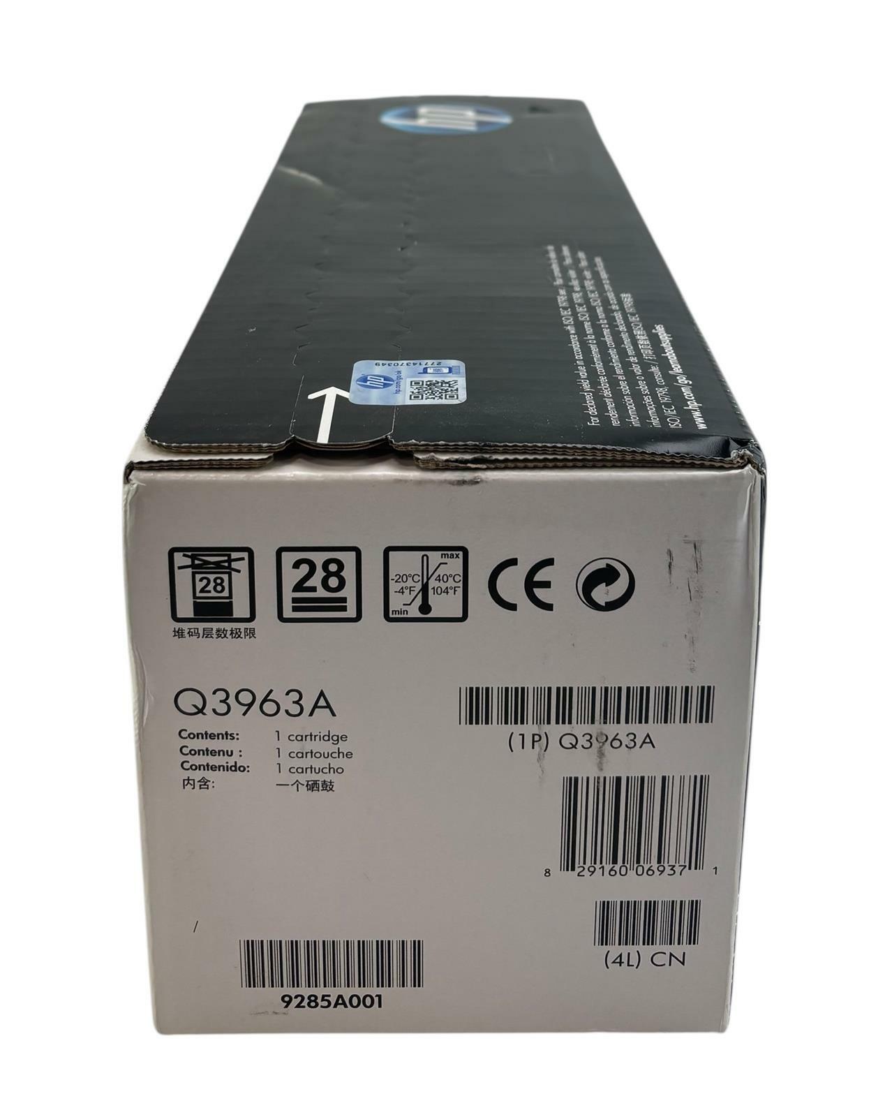 NEW - Genuine HP LaserJet Q3963A Magenta Toner Cartridge