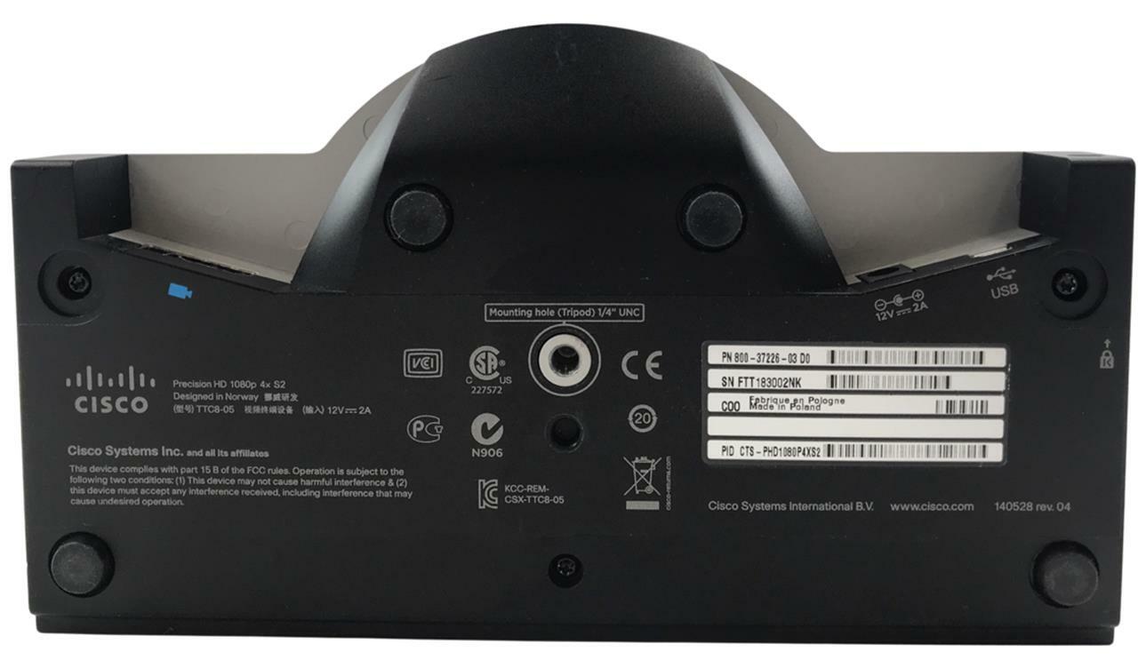Cisco TTC8-05 TelePresence Precision HD Camera 1080p