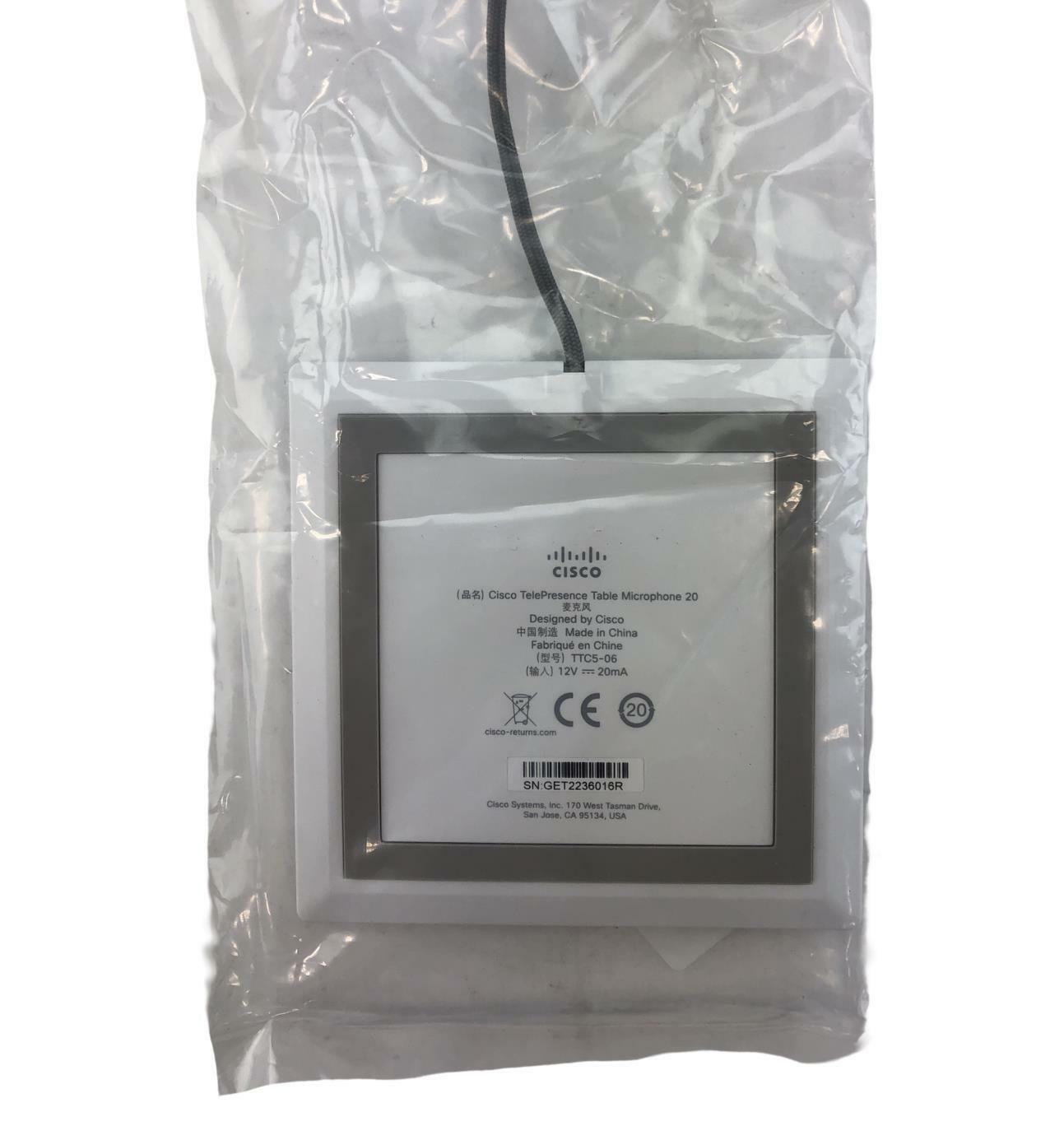 Cisco TTC5-06 TelePresence Table Conference Microphone 20