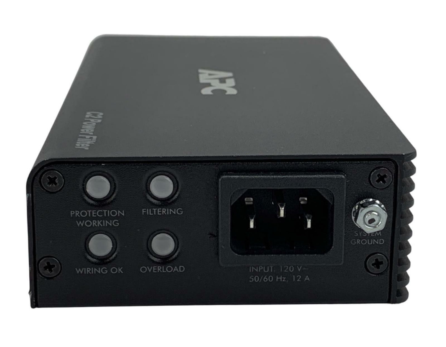 APC C2 2-Outlet 120V 12A NEMA 15P Wall-Mounted Power Filter Surge Protector