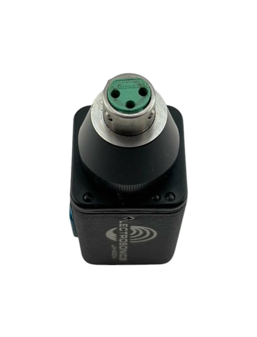 Lectrosonics UH400A Block 26 (Blue) 665.6-691.1 MHz Plug On Mic Transmitter