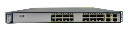 Cisco Catalyst 3750G 24-Port Gigabit Network Switch WS-C3750G-24TS-E1U V02